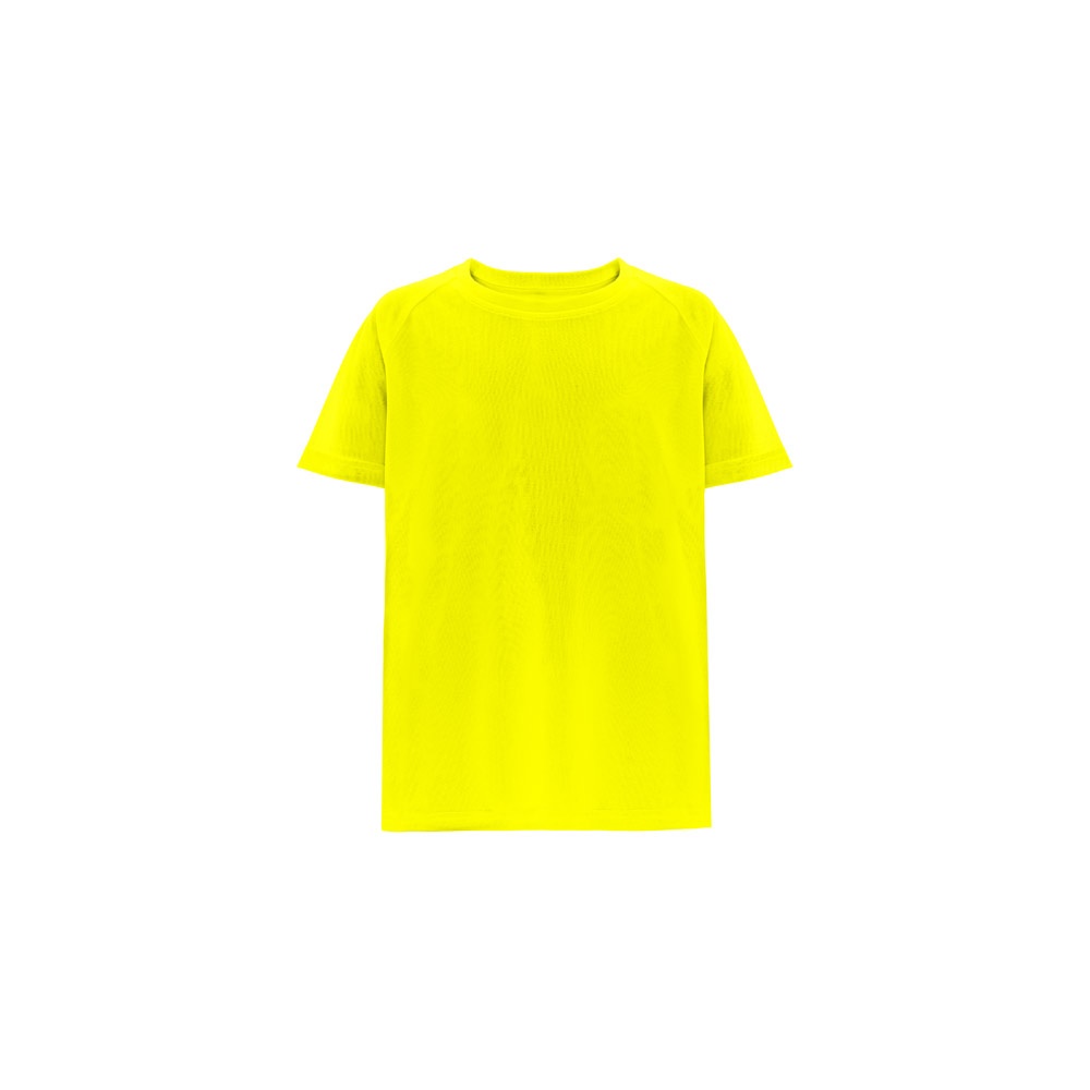 THC MOVE KIDS. Technisch T-shirt met korte mouwen in polyester voor kinderen - Hexachrome geel