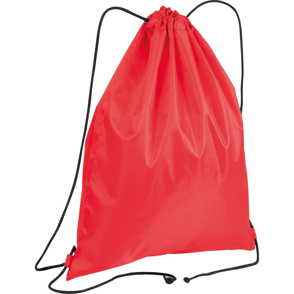 Gymbag van gerecycled polyester - Rood