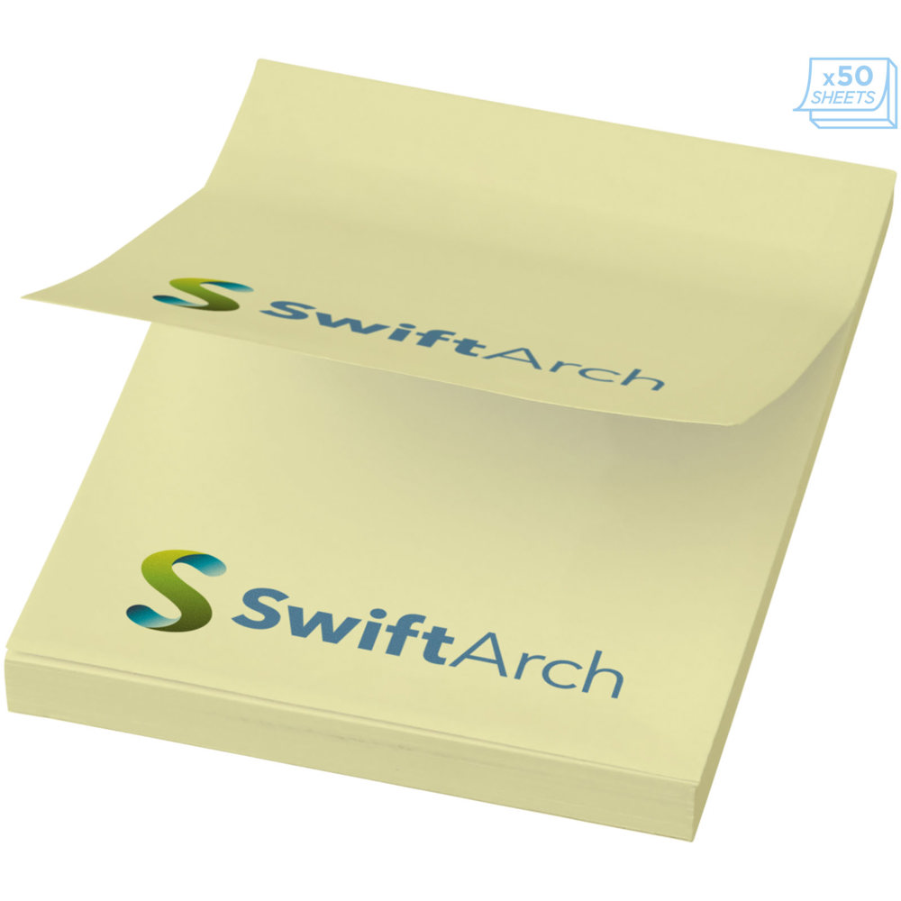 Sticky-Mate® sticky notes 50x75 mm - Lichtgeel