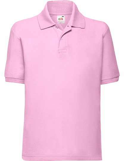 Fruit of the Loom - Kids´ 65/35 Polo - Light Pink
