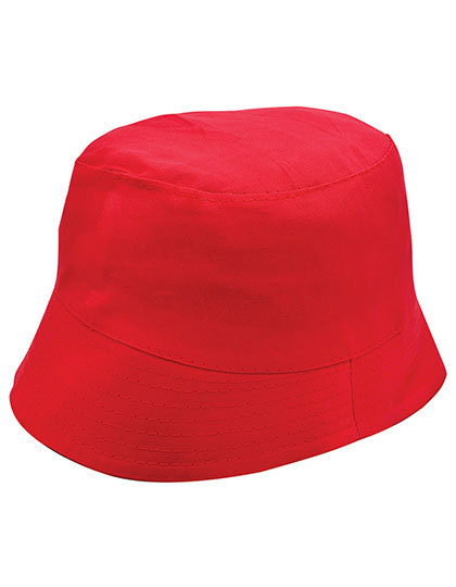 L-merch - Cotton Sun Hat - red