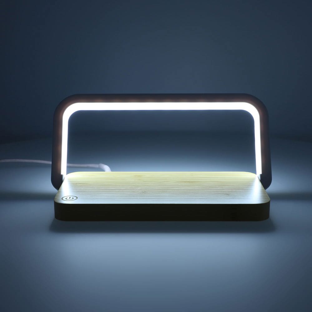 15W Draadloze Oplader met Dimbare LED Lamp
