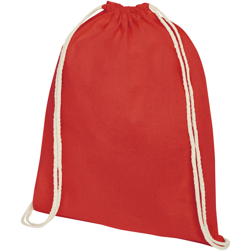 Oregon premium 100 g/m² katoenen rugzak 5L - Rood