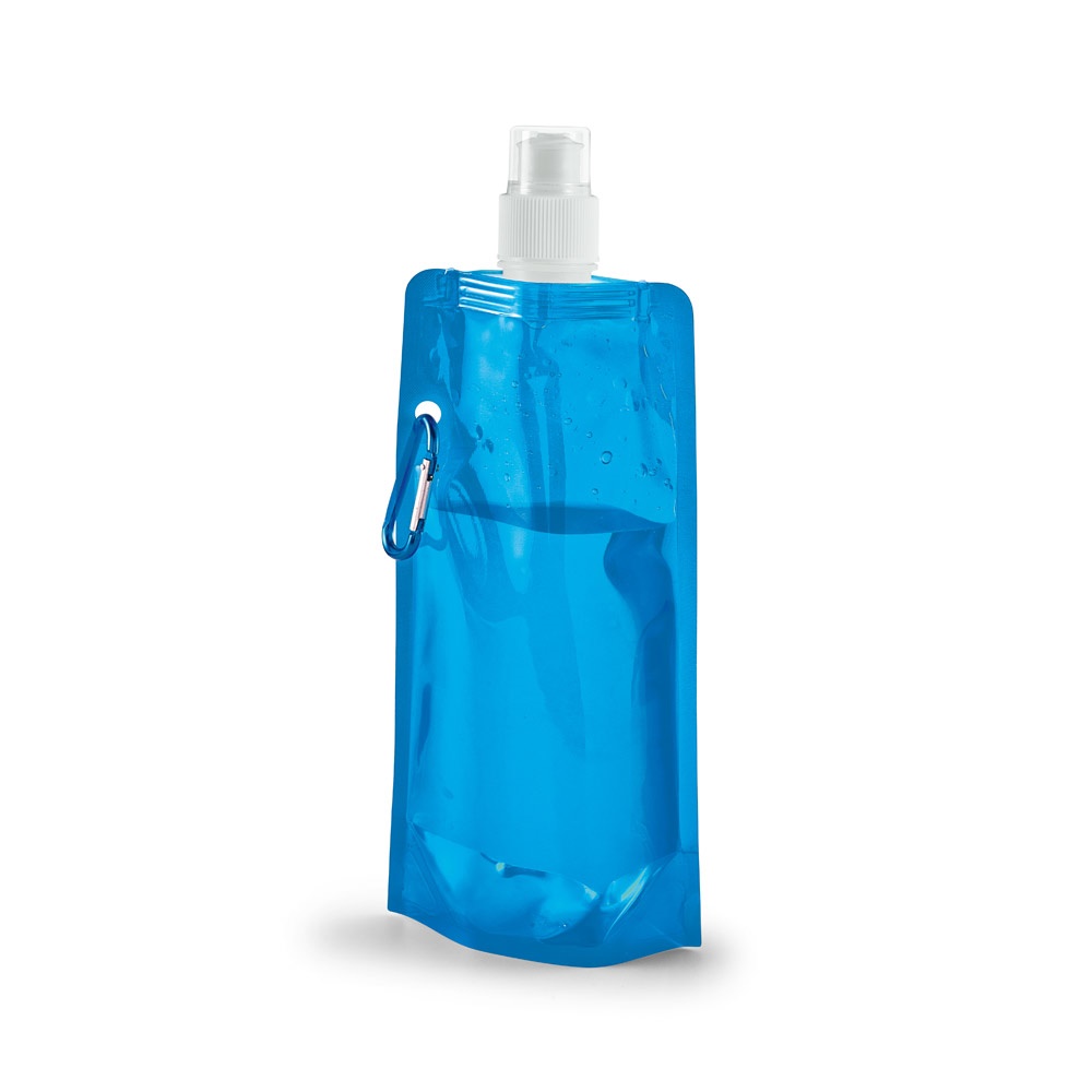 KWILL. 460 ml PE opvouwbare fles - Licht blauw