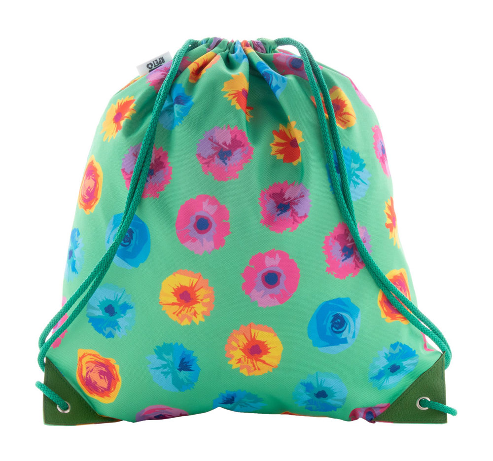 CreaDraw Supreme - Custom made trekkoord tas - groen/wit