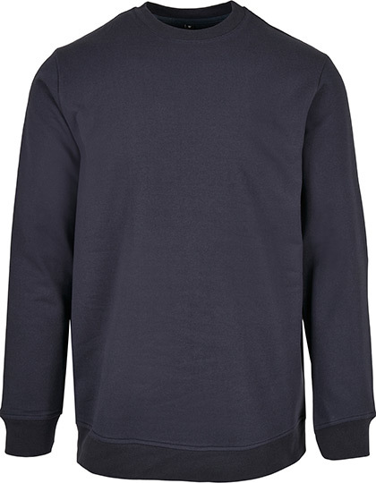 Build Your Brand Basic - Basic Crewneck - navy