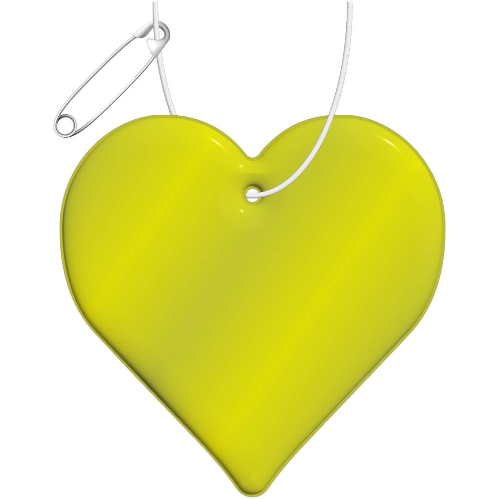 RFX™ H-16 hartvormige lichtgewicht reflecterende PVC hanger - Neon Geel