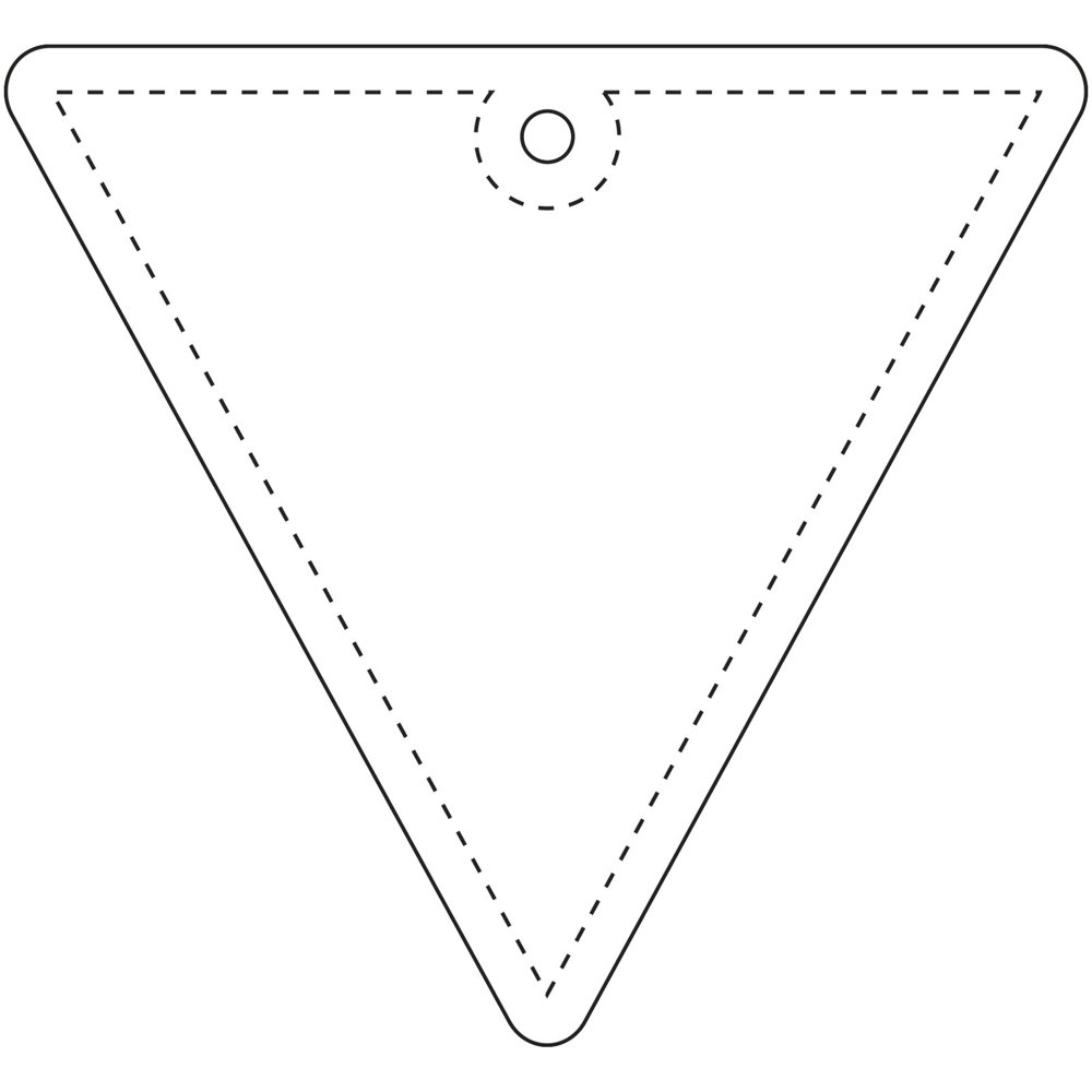 RFX™ H-12 reflecterende pvc hanger met omgekeerde driehoek