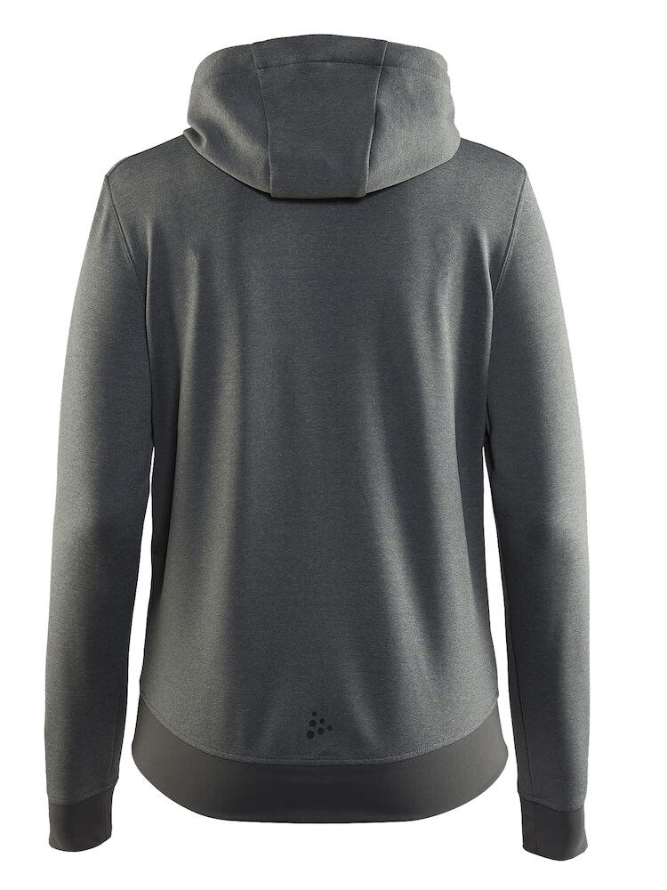 Craft - Noble Full Zip Hood W Darkgrey melange XL