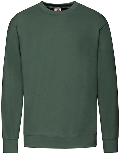 Fruit of the Loom - Lightweight Set-In Sweat - Bottle Green