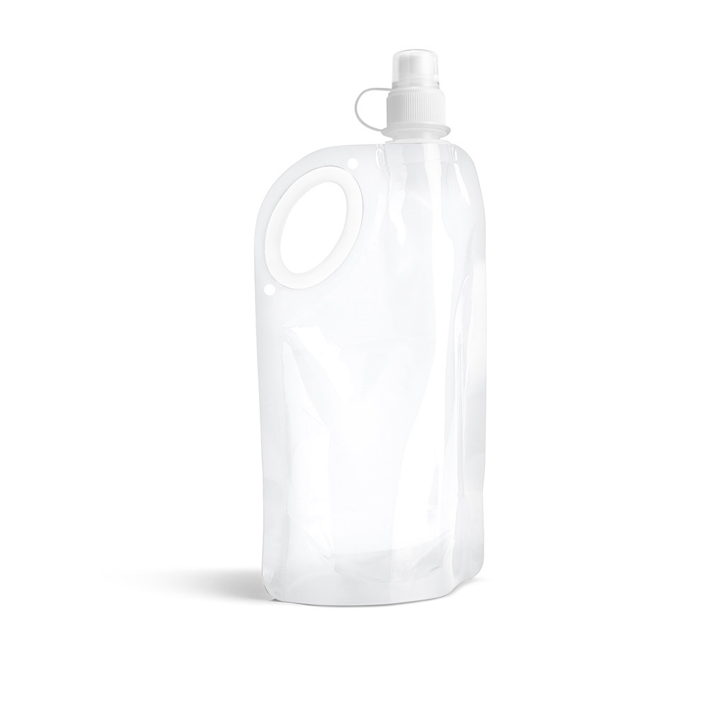 HIKE. Opvouwbare fles in PET, PA en PE 750 mL - wit