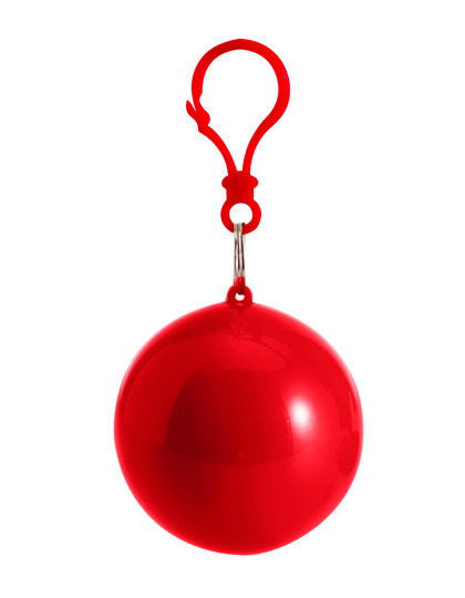 L-merch - PVC Poncho Universum - red