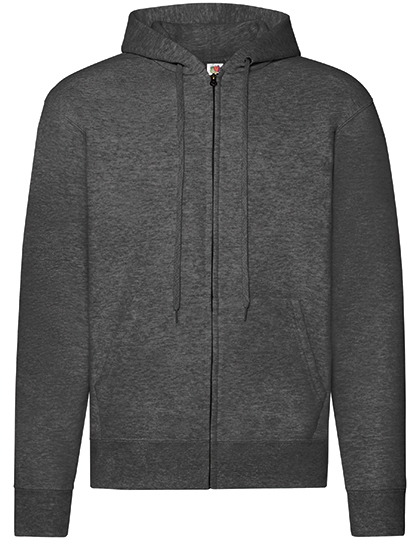 Fruit of the Loom - Classic Hooded Sweat Jacket - Dark Heather Grey
