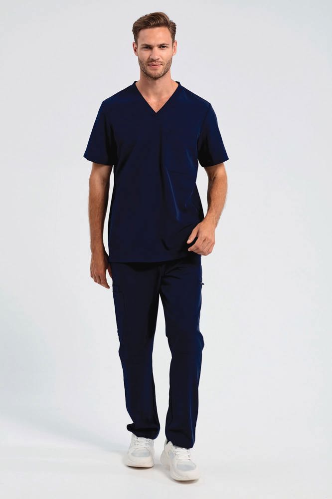 NN200 - Stretch tuniek met korte mouwen voor heren