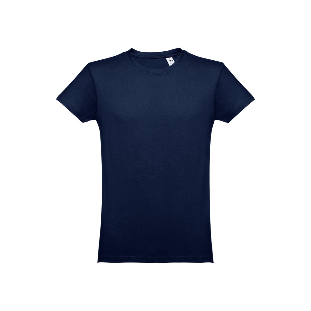 THC LUANDA. Heren-T-shirt in tubekatoen - Blauw