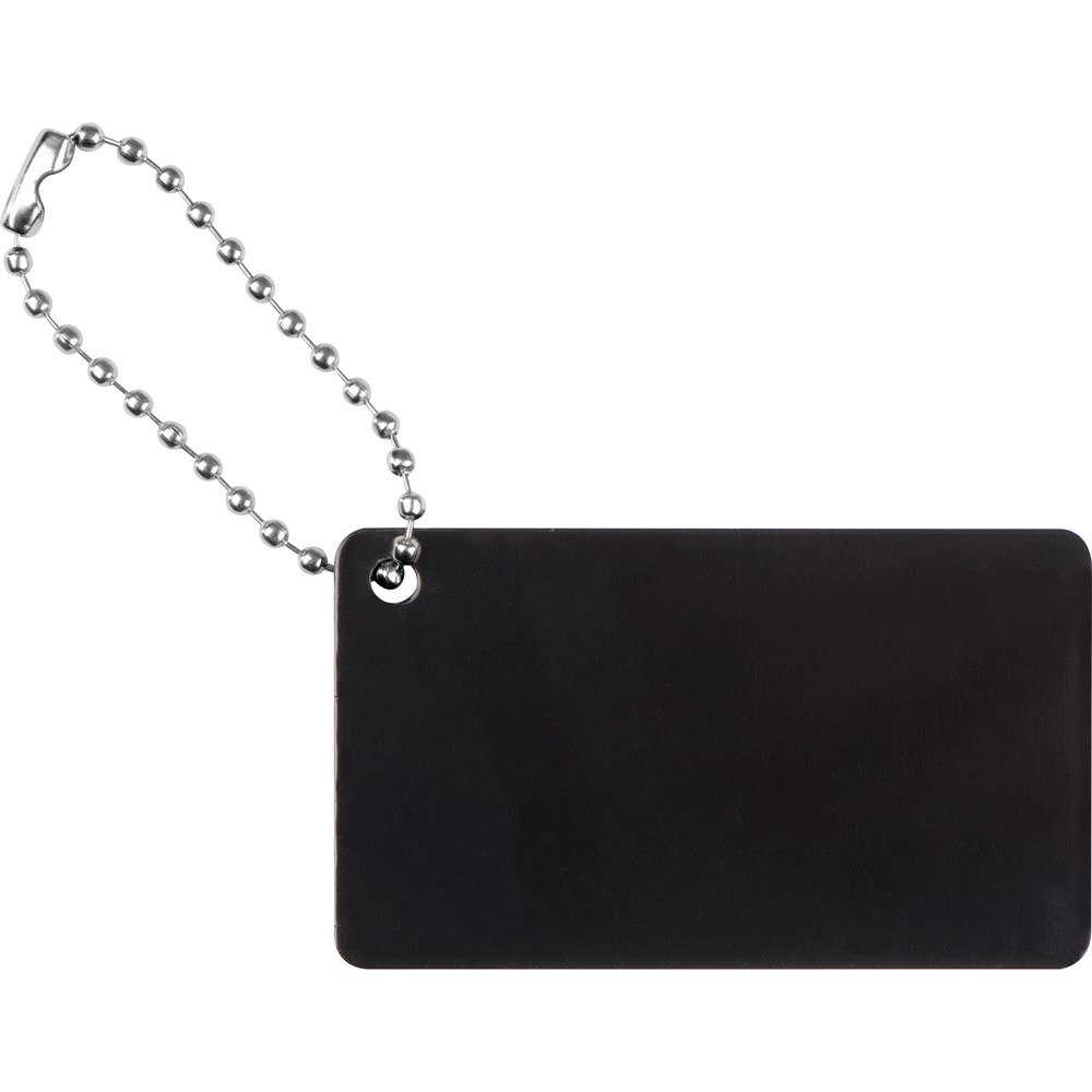 Metalen plaatje met ketting