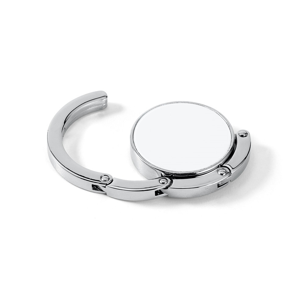 FLORENCE. Stevige metalen handtashaak - Wit