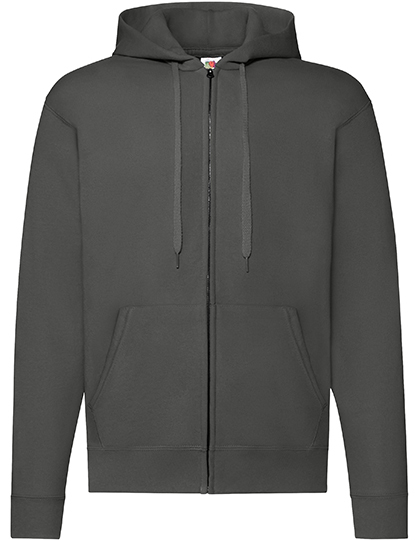 Fruit of the Loom - Classic Hooded Sweat Jacket - Light Graphite (Solid)