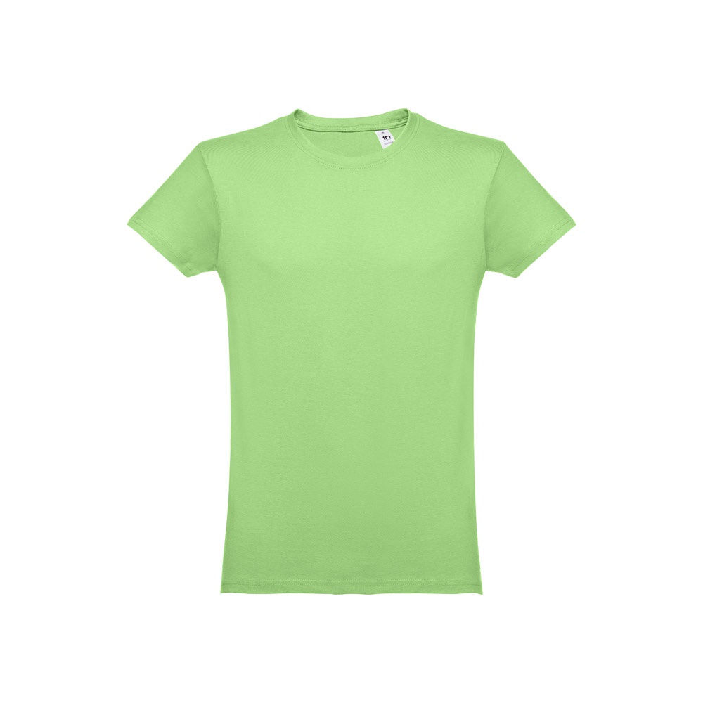 THC LUANDA. Heren-T-shirt in tubekatoen - Licht groen