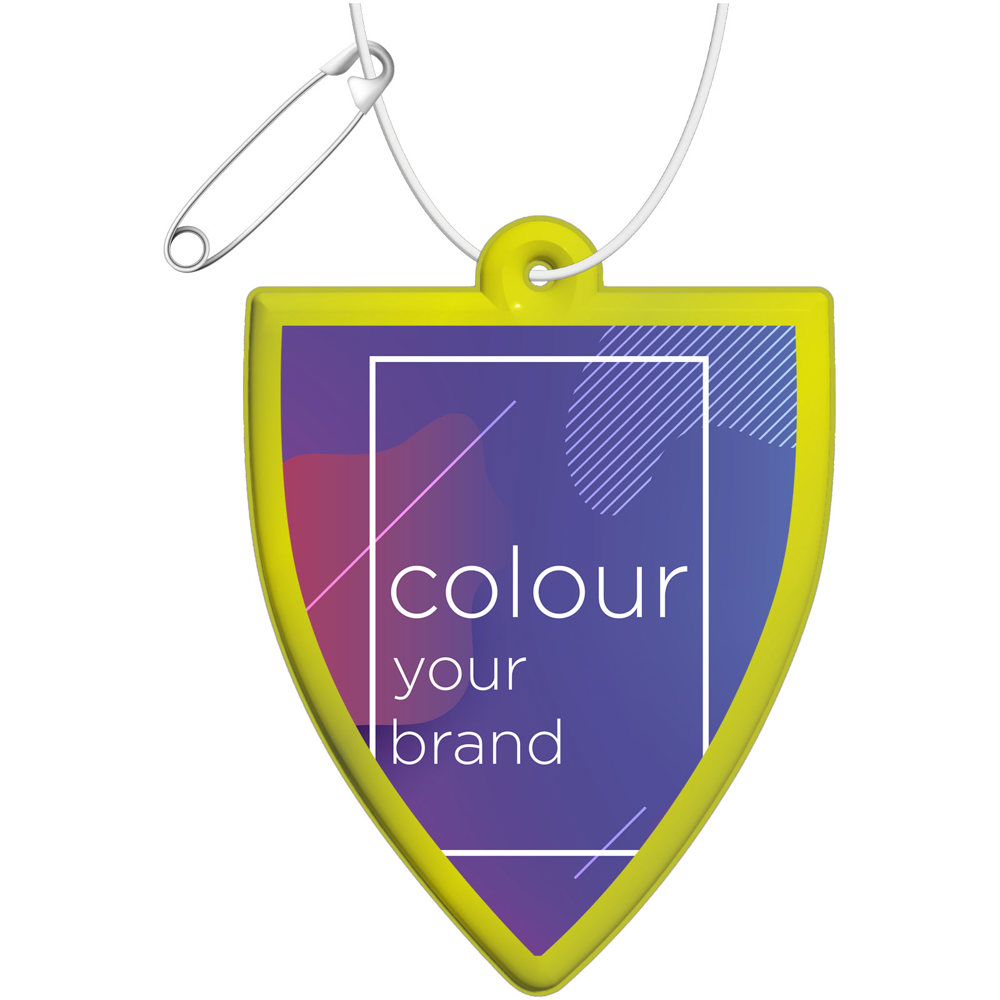 RFX™ H-12 reflecterende pvc hanger met badge