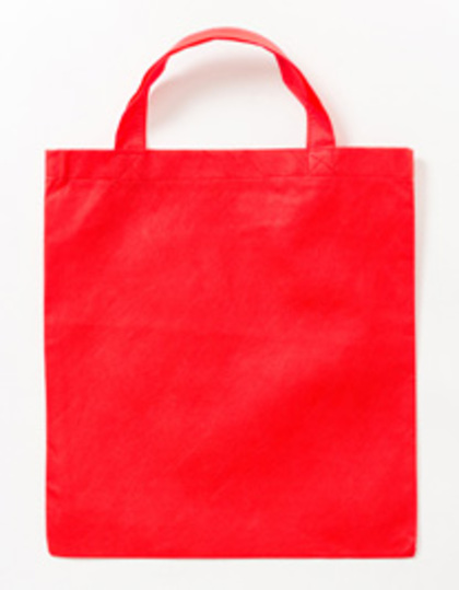 Printwear - PP Shopper Bag Short Handles - Red (ca. Pantone 032U-HKS 13-14)
