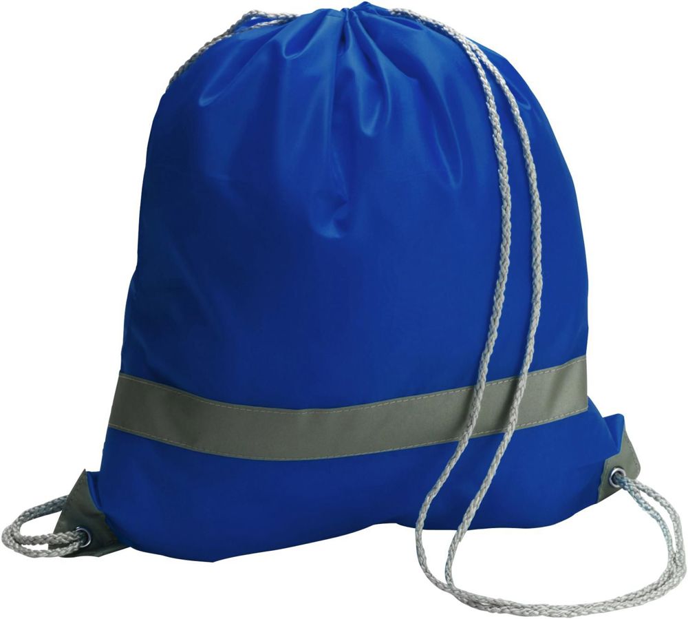 Polyester (190T) trekkoord rugzak Sylvie - kobaltblauw