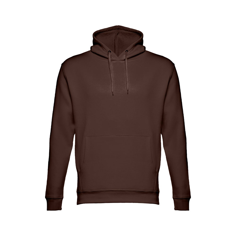 THC PHOENIX. Sweater (unisex) met capuchon in katoen en polyester - donkerbruin