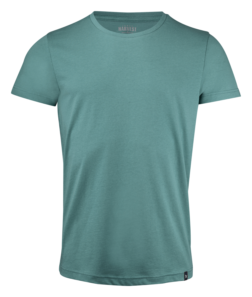 American U T-Shirt Heren - Muntgroen