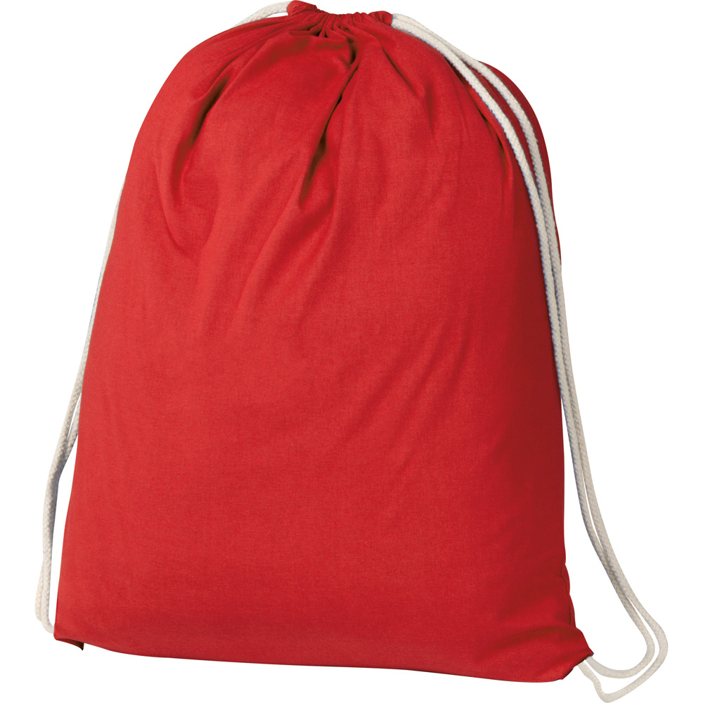 Gymtas van katoen - Rood