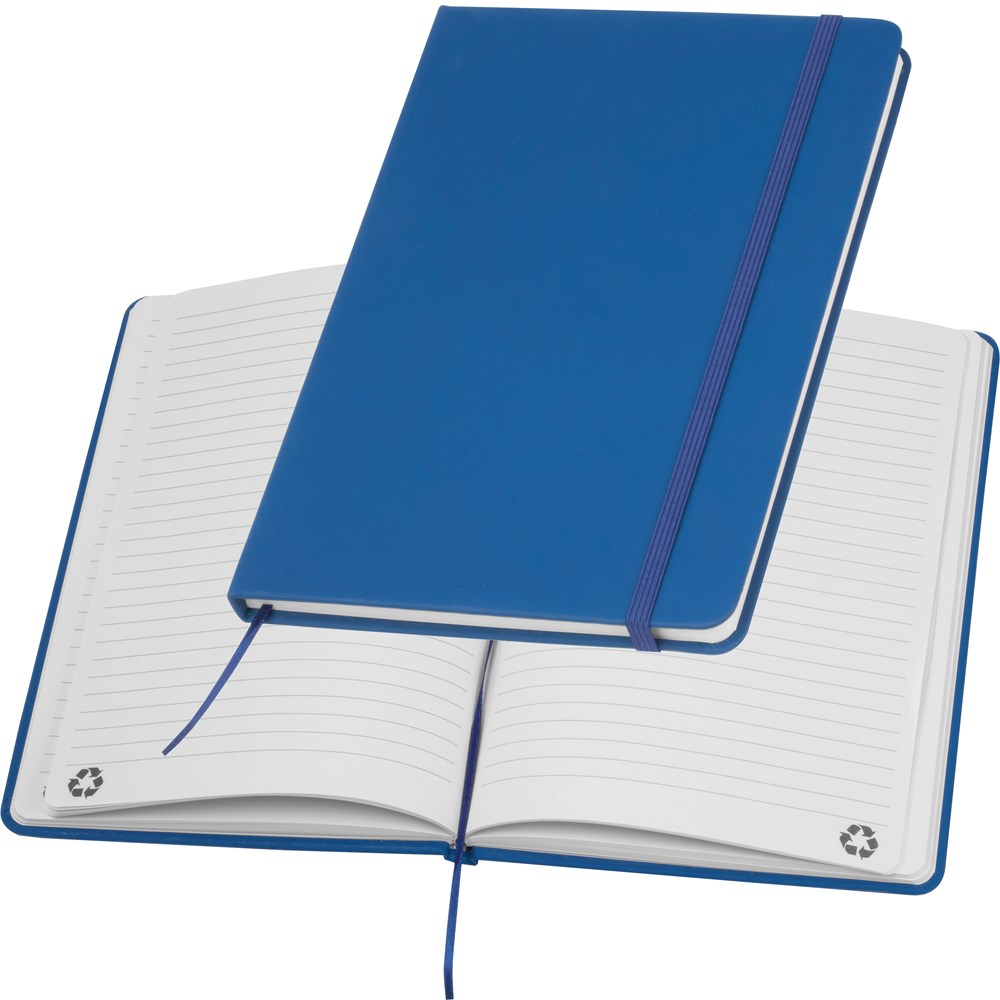 A5 notitieboekje van gerecycled papier - Blauw