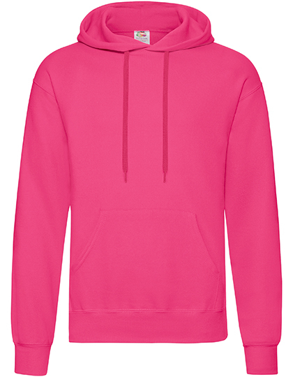 Fruit of the Loom - Classic Hooded Sweat - fuchsia