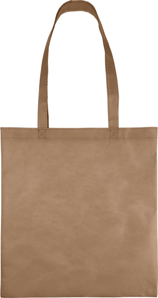 Non-woven (80 gsm) draagtas Taye - Bruin