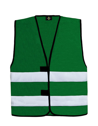 Korntex - Kids´ Hi-Vis Functional Safety Vest Aarhus - Forest Green