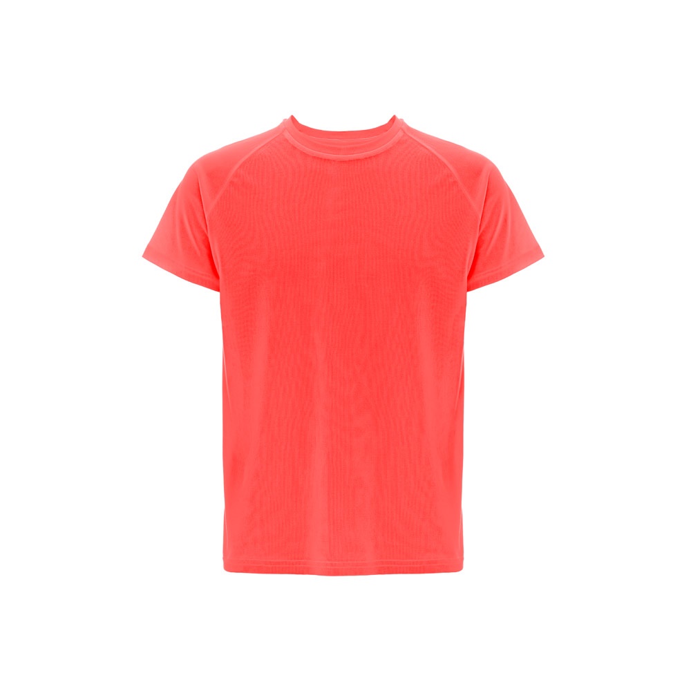 THC MOVE. Technisch T-shirt met korte mouwen in polyester - Donkeroranje