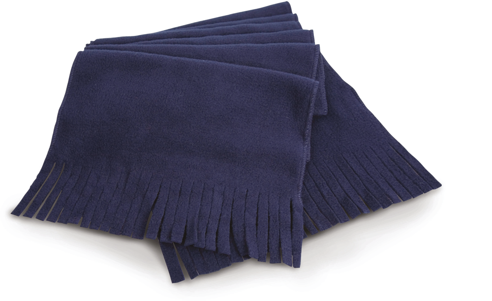R143X - Polartherm™ tassel scarf - Navy