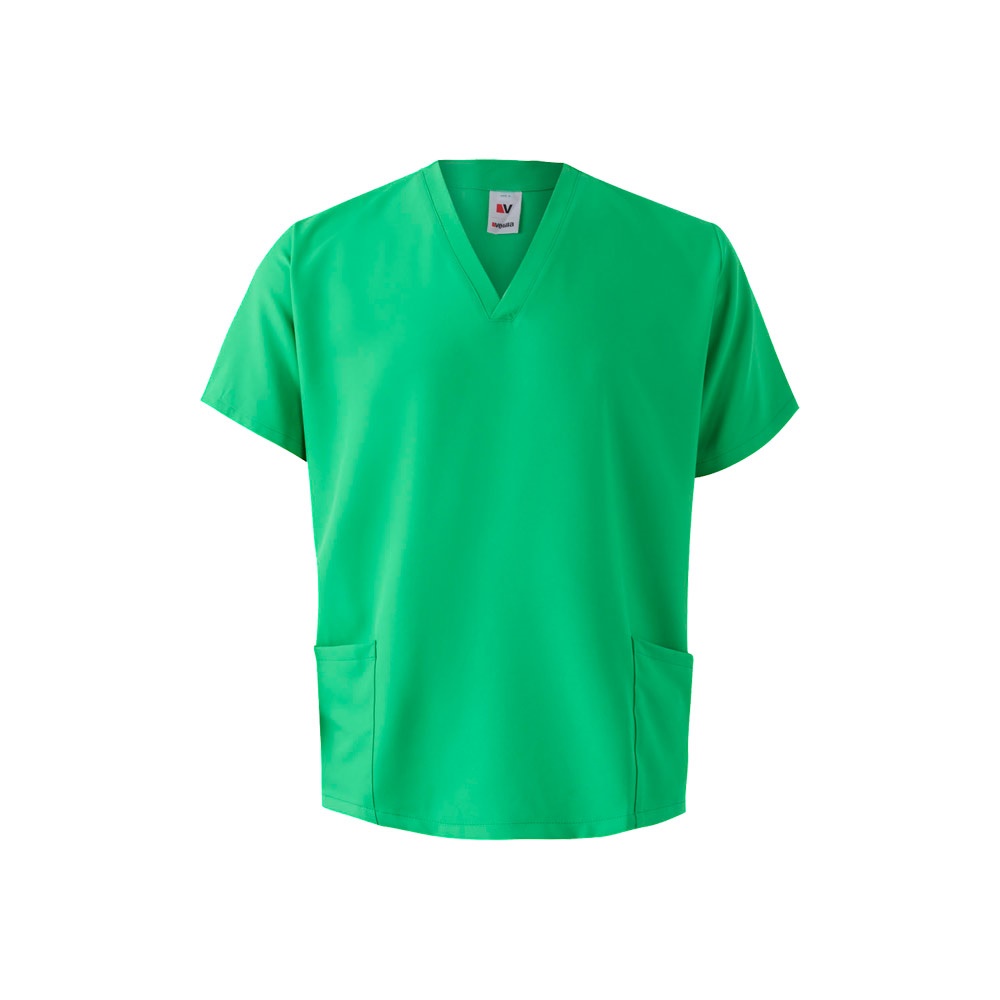 VL FLORA. Tuniek met korte mouwen (140 g/m²) gemaakt van 100% microvezel - Groen