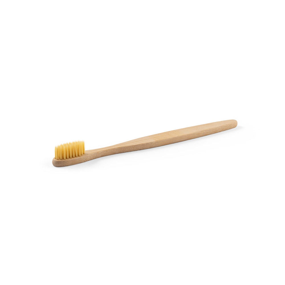 DELANY. Tandenborstel met bamboe lichaam en nylon tanden - naturel