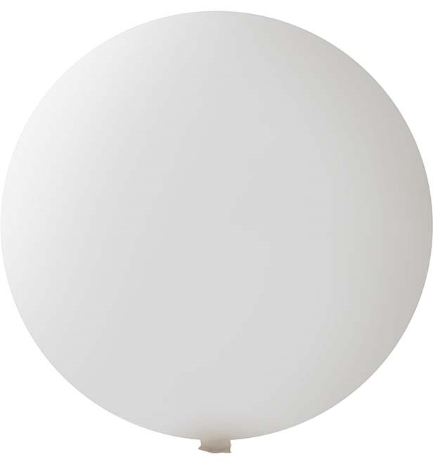 Reuzenballonnen onbedrukt Ø 80 cm - Transparant (4500) Pastel