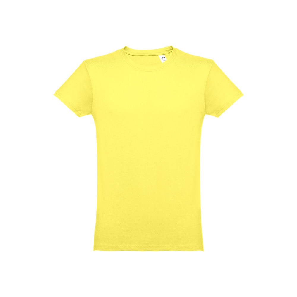 THC LUANDA. Heren-T-shirt in tubekatoen - Citroengeel