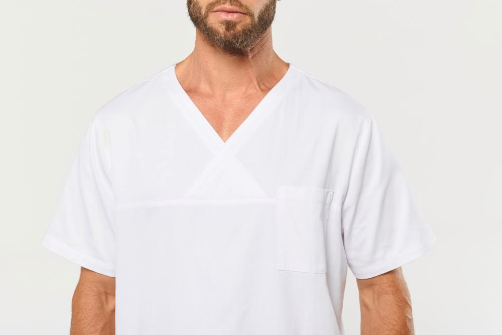 WK504X - Katoenen unisex tuniek met korte mouwen
