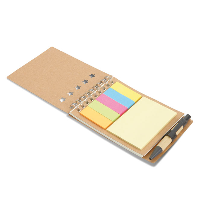 MULTIBOOK - Notitieboekje met balpen