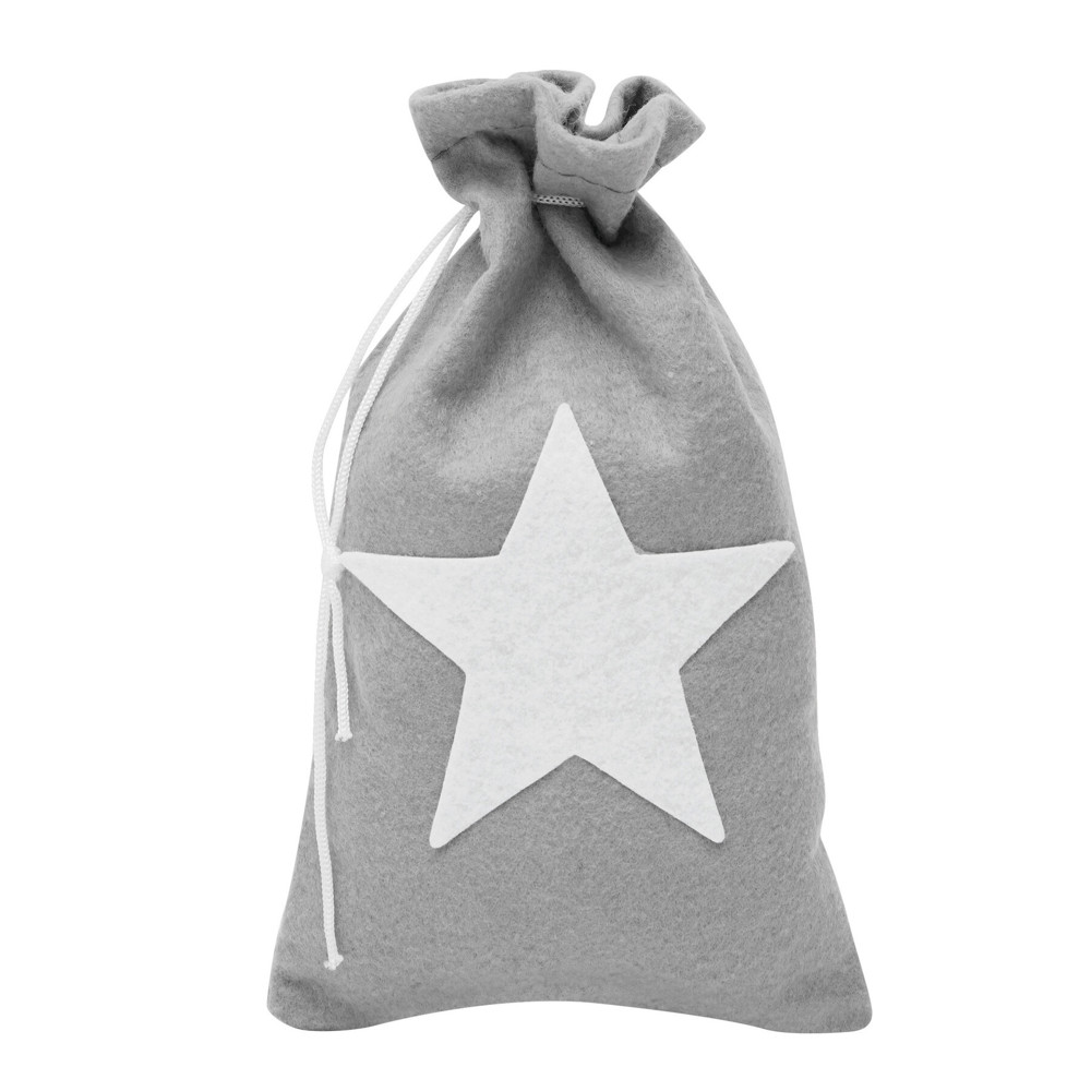 WHITE SHINE - Vilten (kerst)tasje