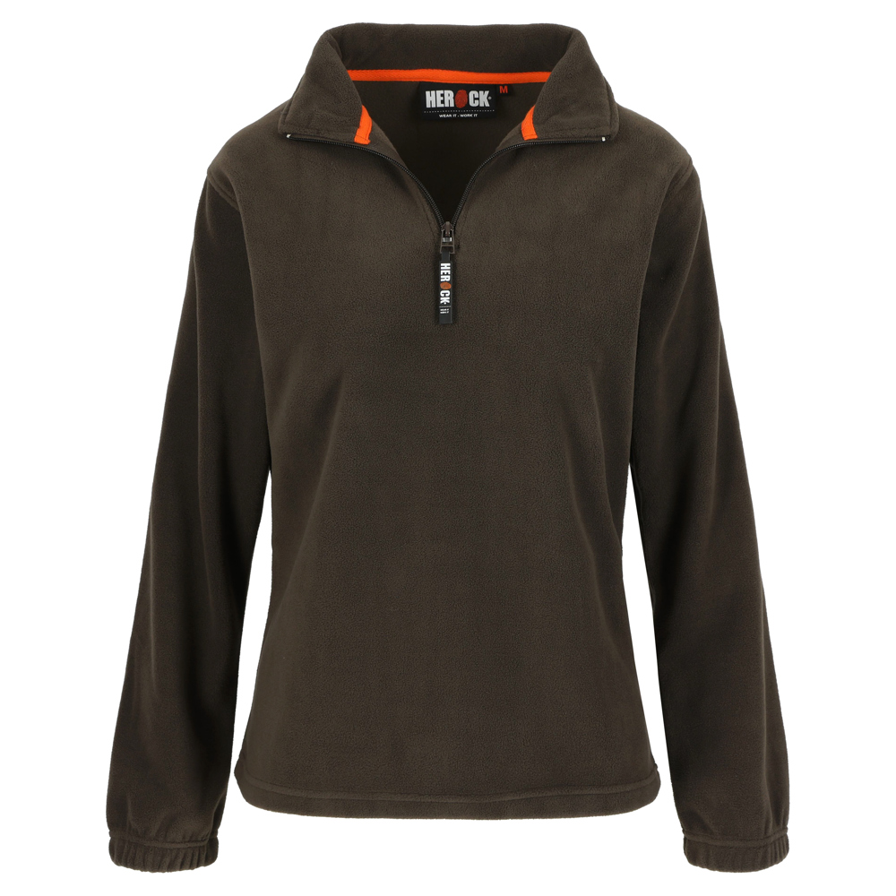 AURORA FLEECE SWEATER DAMES - bruin