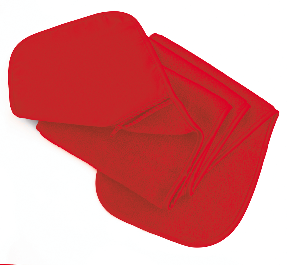 R100 - Polartherm™ Scarf Zip Pocket - red