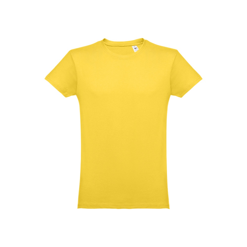 THC LUANDA. Heren-T-shirt in tubekatoen - Geel