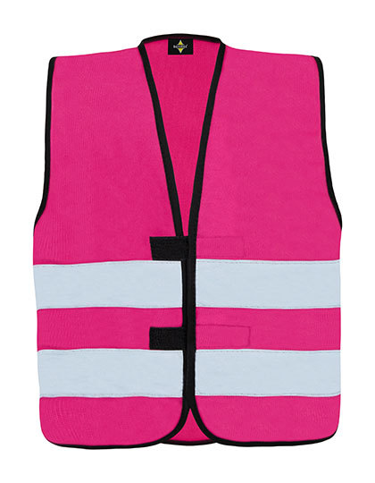 Korntex - Kids´ Hi-Vis Functional Safety Vest Aarhus - Magenta