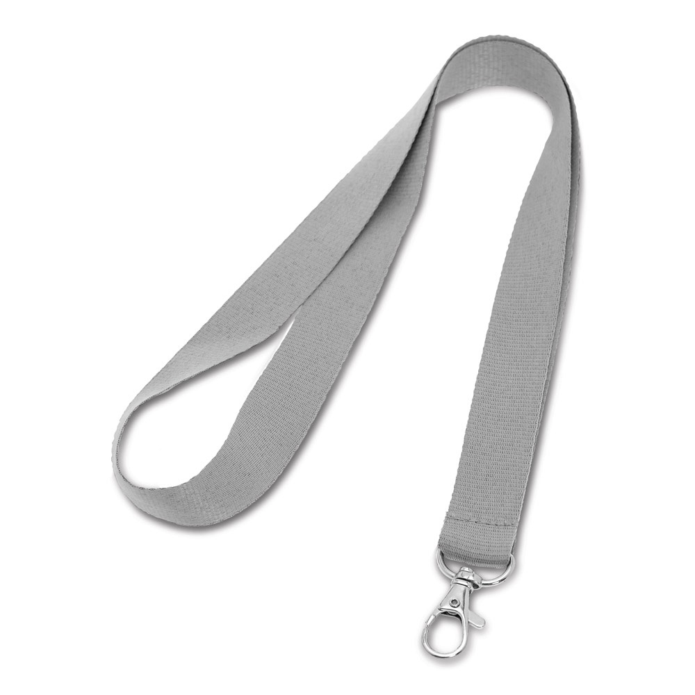 LARIAT. Polyester lanyard - Licht Grijs