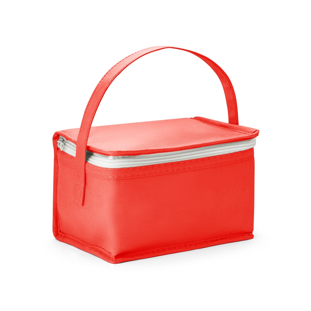 IZMIR. Koeltas 3 L in non-woven (80 g/m²) - Rood