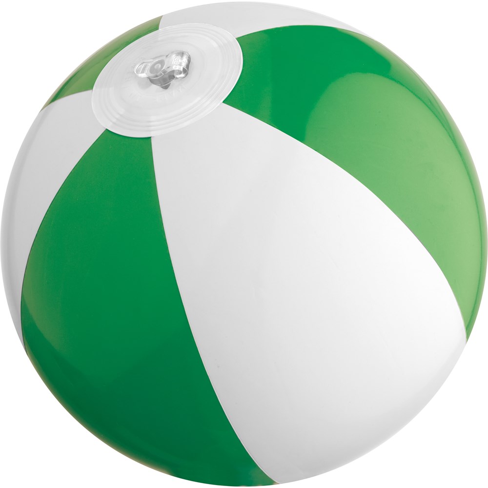 Bicolor mini strandbal - Groen