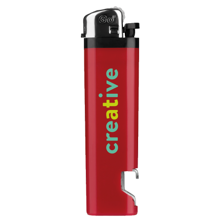 Go Einweg M3L aansteker HC flesopener - Rood